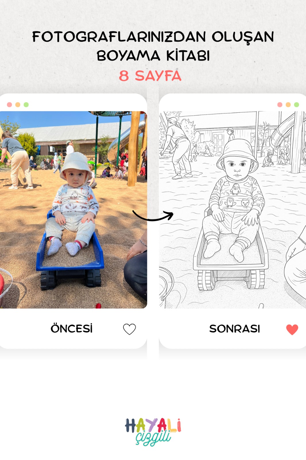 Boyama kitabı iç sayfa örneği - çizim kalitesi