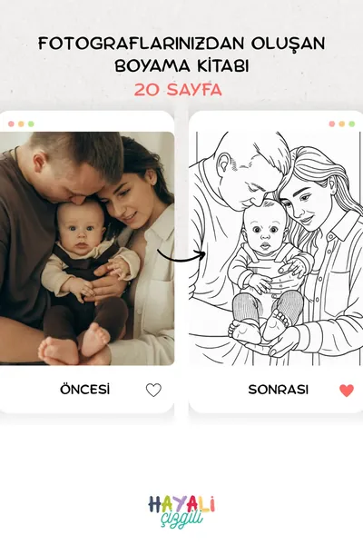 Kişiye Özel Boyama Kitabı